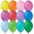 Воздушные шары, 100шт., М9-23см, MESHU, пастель, 12 цветов (MS_31618)
